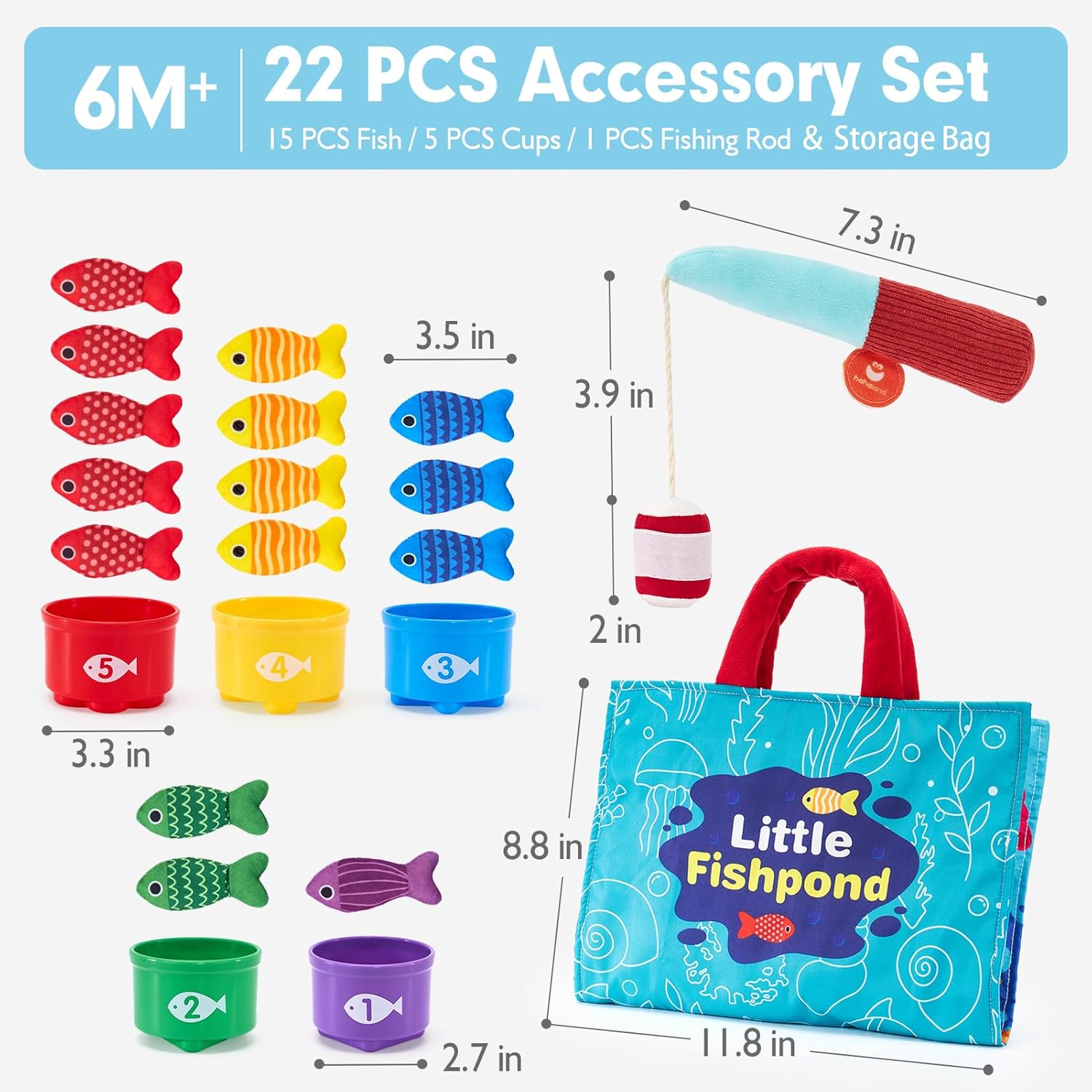 Little Catch™ — Baby’s First Fishing & Counting Game