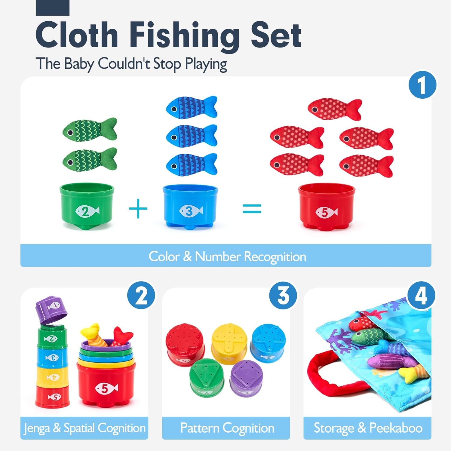 Little Catch™ — Baby’s First Fishing & Counting Game