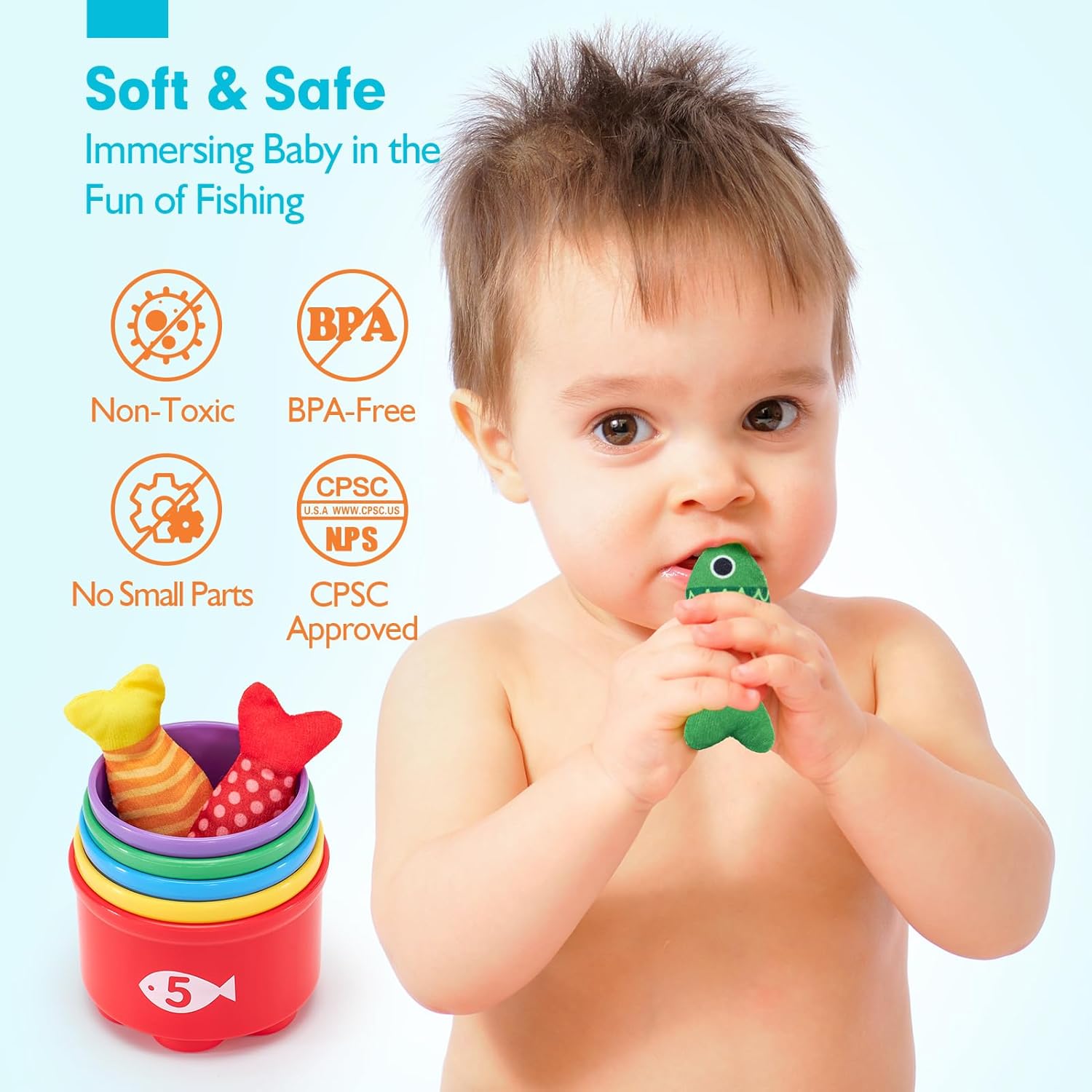 Little Catch™ — Baby’s First Fishing & Counting Game