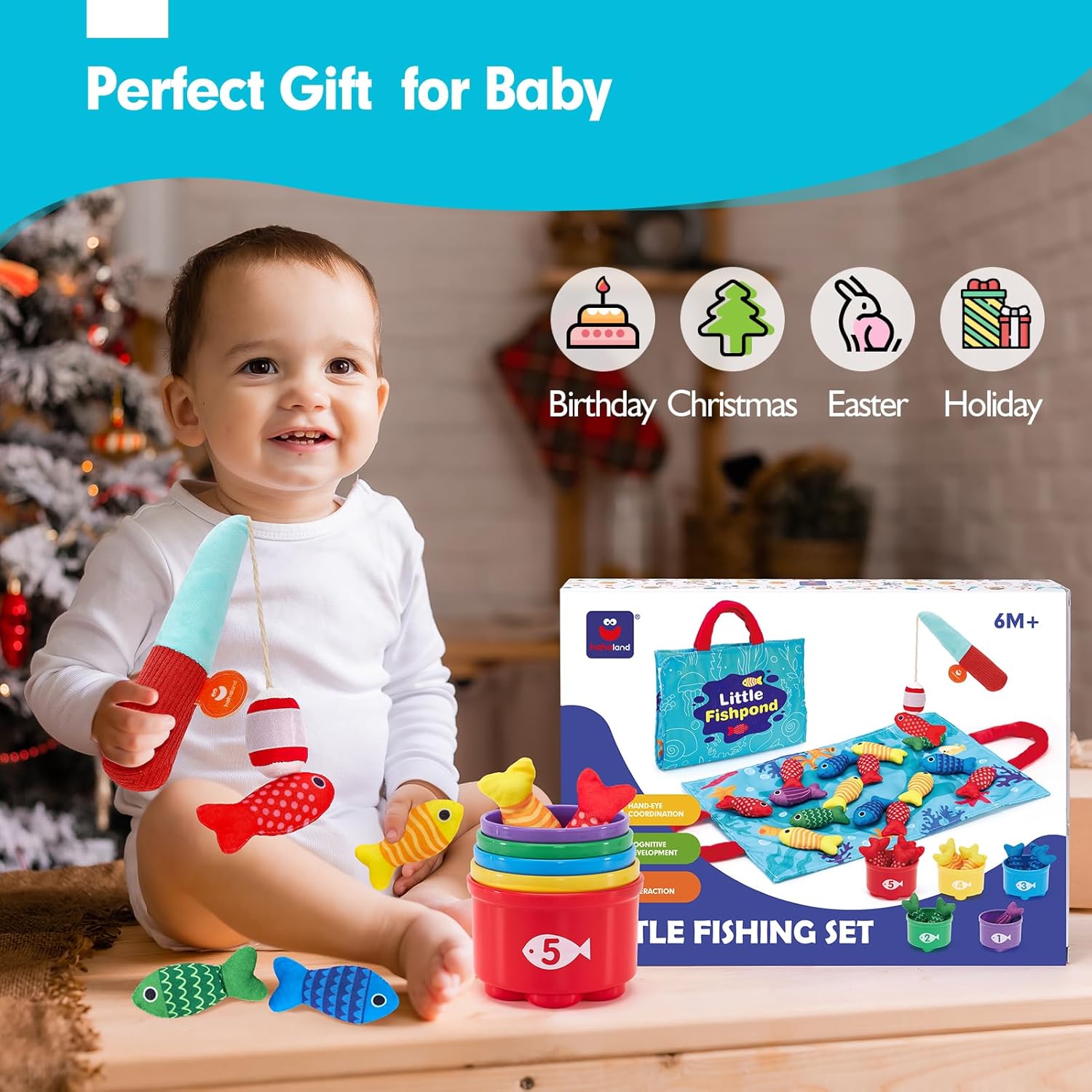 Little Catch™ — Baby’s First Fishing & Counting Game