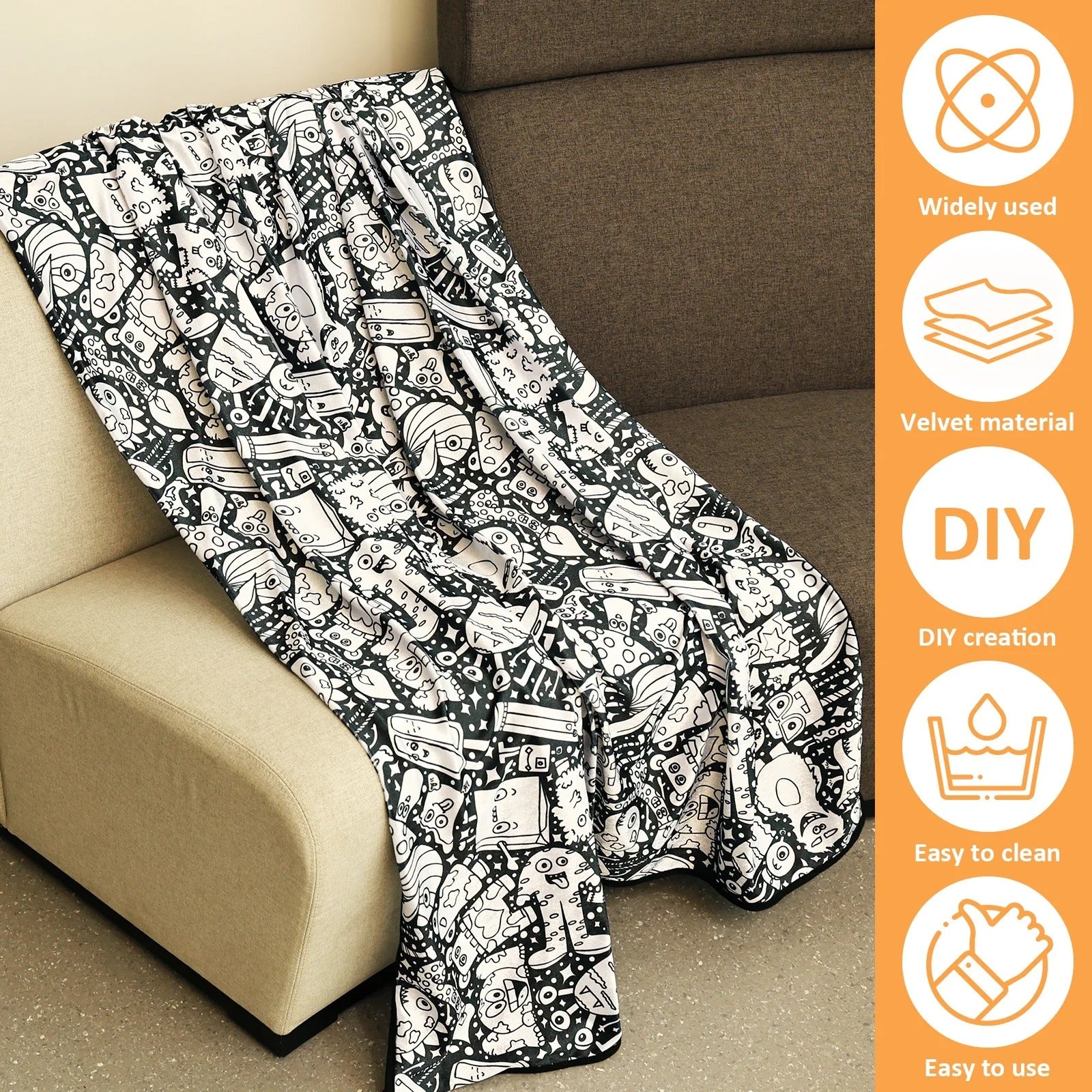 Color & Cuddle Blanket Kit