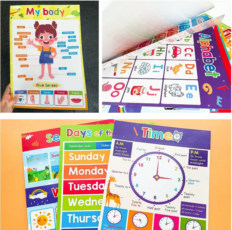 18-Piece Preschool Readiness Wall Kit